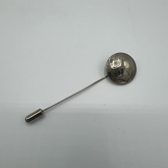 1936 Buffalo Nickel Label Pin - Picture 1 of 6